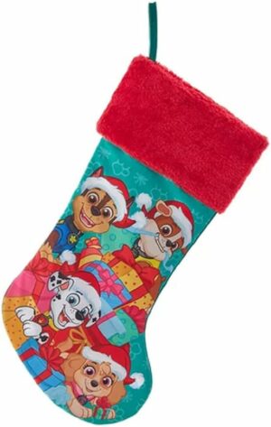 Paw Patrol Kurt Adler 19-Inch Christmas Stocking, Multicolor