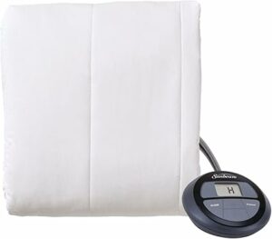 Sunbeam M1P Electric Mattress Pad, 13"x11", White 2 Piece