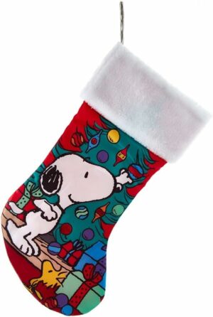 Peanuts Kurt Adler 19-Inch Snoopy Decorating Christmas Tree Stocking