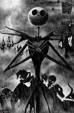 Trends International The Nightmare Before Christmas Shadows Wall Poster 22.375" x 34"