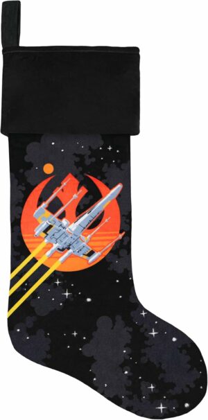 Hallmark Keepsake Stocking, Star Wars: A New Hope Rebels vs. Empire, Dual-Sided Fabric Stocking, Gifts for Star Wars Fans
