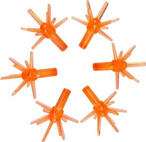 National Artcraft® Orange Sputnik Ceramic Christmas Tree Lights - 25/Pack