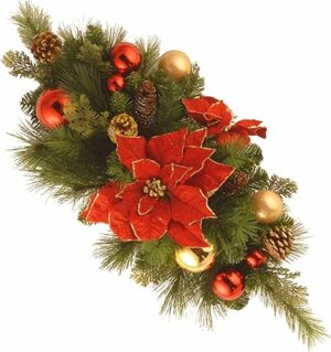 National Tree DC13-110-30C Holiday Centerpiece, 8X8X30, Green