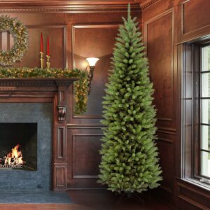 National Tree Company Artificial Slim Christmas Tree, Green, Kingswood Fir, Includes Stand, 7.5 Feet  Home & Kitchen - Image 5