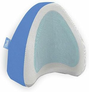 Contour Legacy with Cool Gel Leg & Knee Memory Foam Side Sleeper Support Pillow - Soothing Relief for Sciatica, Back, HIPS, Knees & Joints