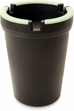 Stub Out Glow in The Dark And Non-Glow - Butt Bucket Ashtray (Black, Regular)