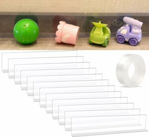 NEOACT 12 Pack Under Couch Blocker(3.2" H 16" L), Under Bed Blocker for Pets, Toy Blockers for Furniture, Stop Things Going Under Couch Sofa and Bed, Suit for Hard Surface Floors
