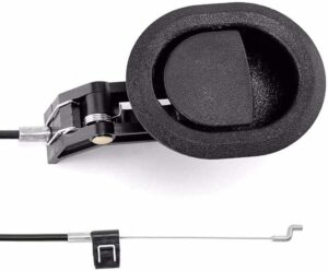 Sofa Chair Recliner Release Pull Handle 3" by 3.5" Replacement Parts with Cable, Fits Ashley Lazy Boy and Most Recliner Brands Couch Sofa Chair Furniture, Exposed Cable Length 4.9"
