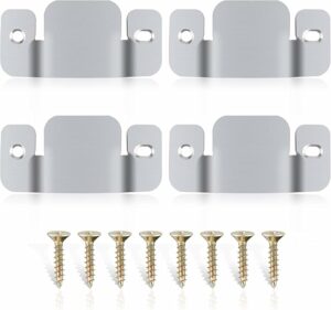 Sectional Sofa Connector Bracket, Sectional Couch Connectors Bands for Sectionals,Furniture Connectors with Screws,4 Pieces
