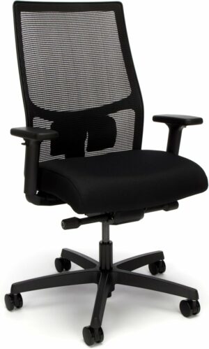 HON Ignition 2.0 Ergonomic Office Chair - Adjustable Tilt, Swivel Wheels, Comfortable for Long Hours - Home Office Desk Chair