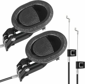Recliner Replacement Parts with Pull Handle and Release Cable (2-Sets), Repair Recliner Mechanism Parts Compatible with Most Furniture of Recliner Sofa Couch Chair