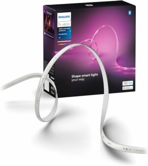 Philips Hue Indoor 10 Ft Smart LED Solo lightstrip Base Kit - 1 Pack - Control with Hue App - Compatible with Alexa, Google Assistant and Apple HomeKit